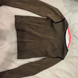 ASOS Black and Gold Sweater